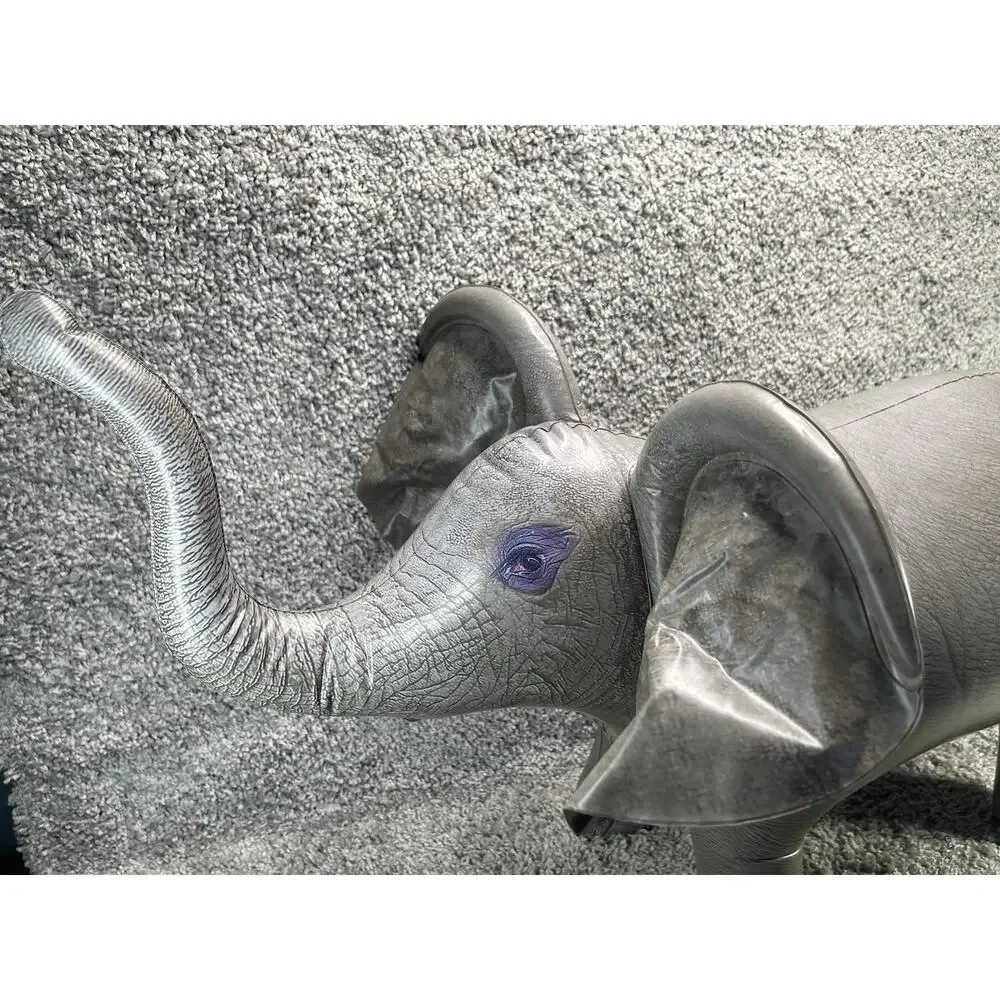 Realistic Inflatable Elephant Jungle Animal Wildlife Safari Toy Party Decoration